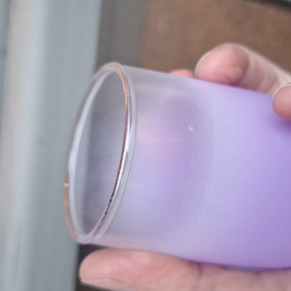 MCM VTG Blendo purple frosted glass 7 piece set 💜 - Picture 6 of 8